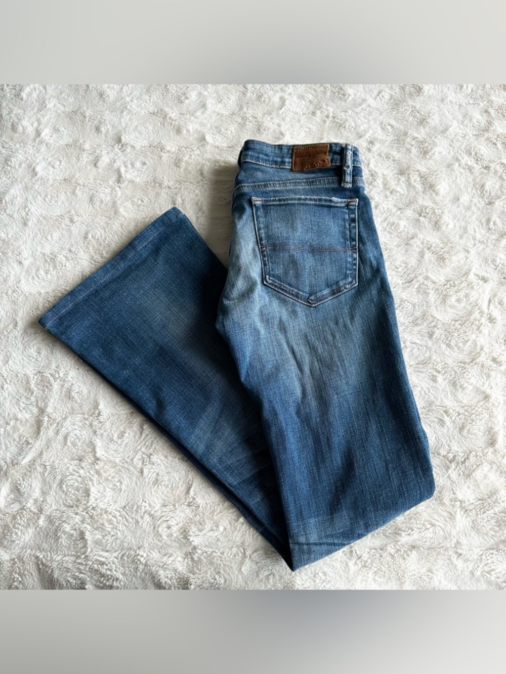 Ralph Lauren Denim & Supply Jeans Womens 27x31 (Tag 27x34) Flare Whiskered Low